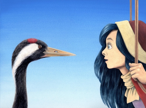 kamishibai Flora et les Grues 