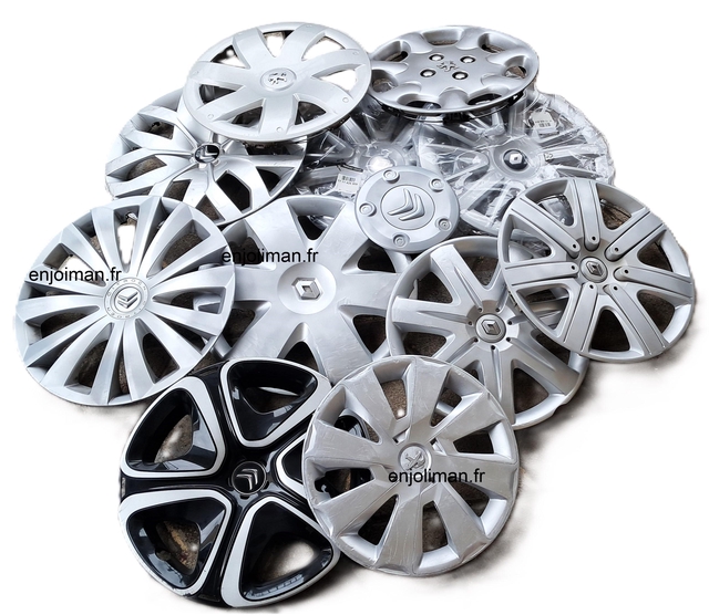 Lot De 4 Enjoliveurs 16" Argentés – Compatibles Renault Master Utah, Pour Camionnette, Camping-car Jusqu’à 3,5T