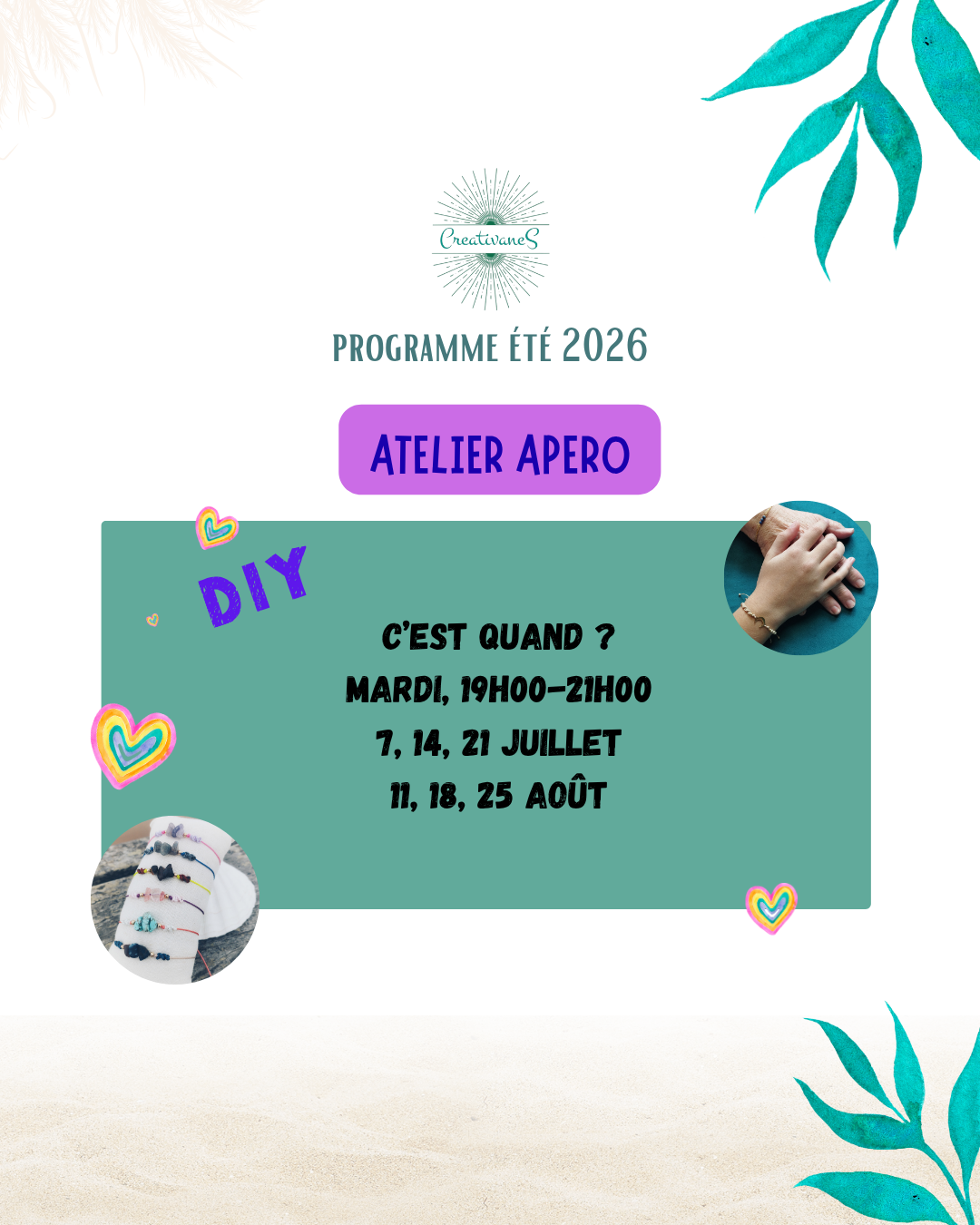 atelier apero pour ado adulte