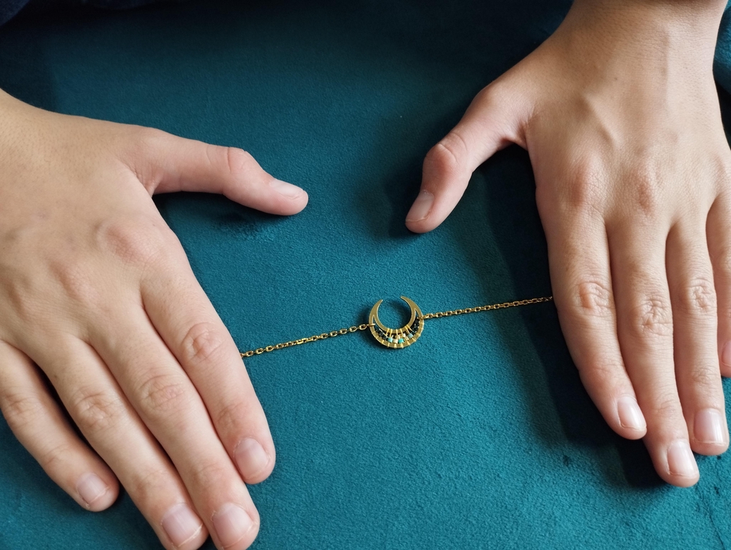 Collier tissé bohème