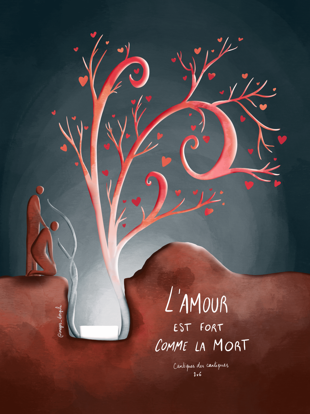 Votre illustration personnalisée : 

un rayon d'espérance en vous ET chez vous ✨