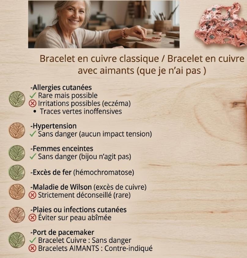 Guide de sécurité : Porter vos bijoux en cuivre en toute sérénité