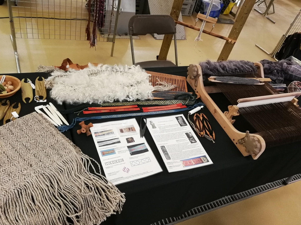 le fuseau du chat moire stand métiers d'art reims marne animation culturelle vararfeldur