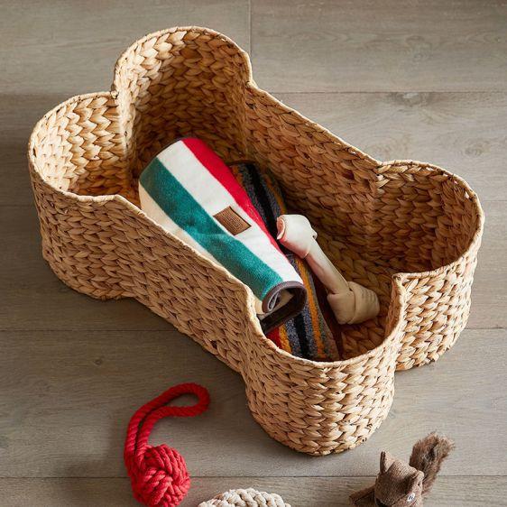 Pet Basket Pet Dishes doggie Basket