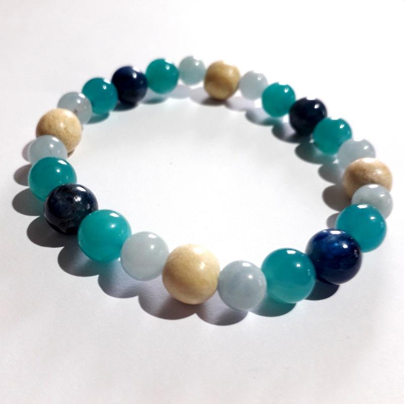 Bracelets with Palo Santo & Mineral Beads