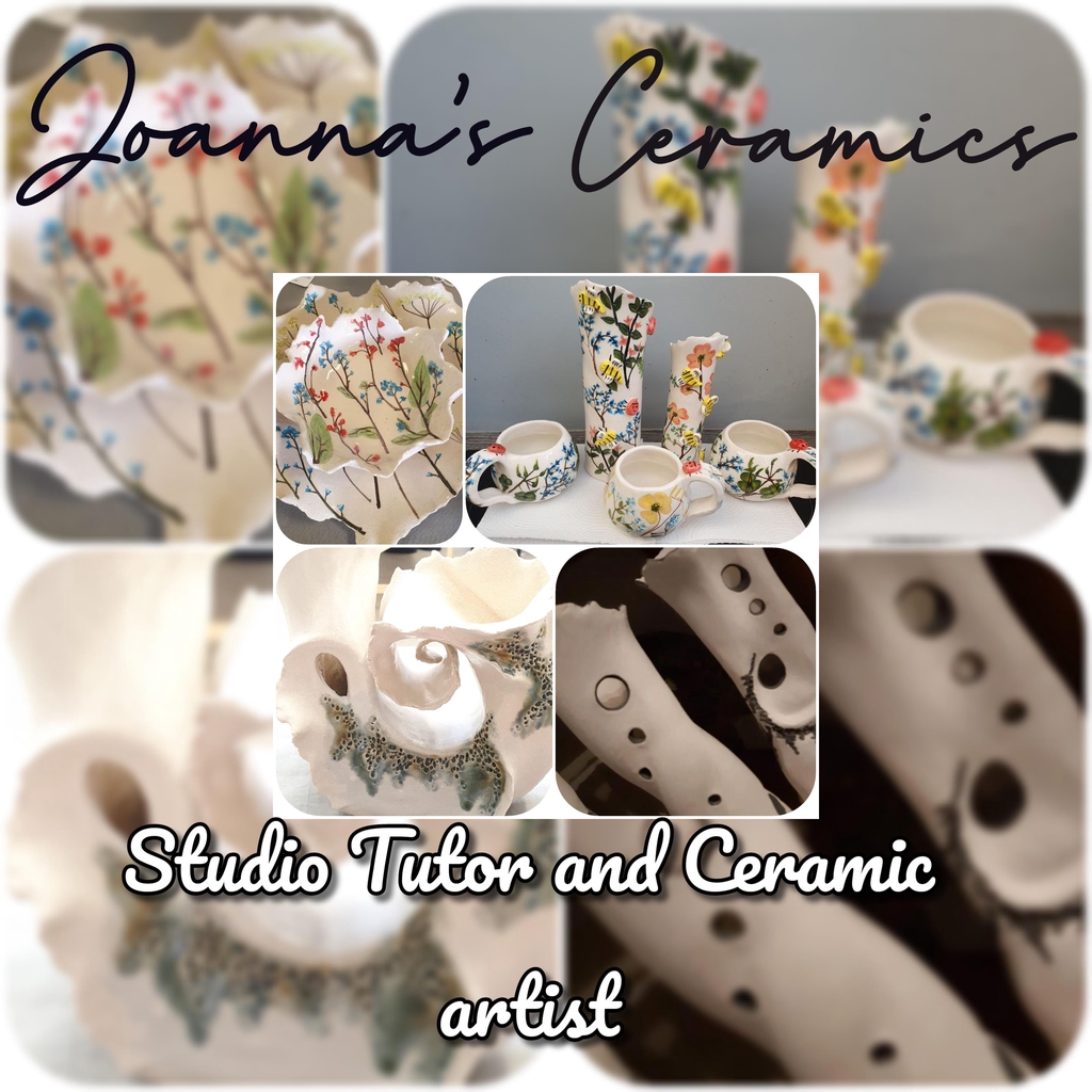 Joanna's Ceramics, studio tutor and ceramic artist. 