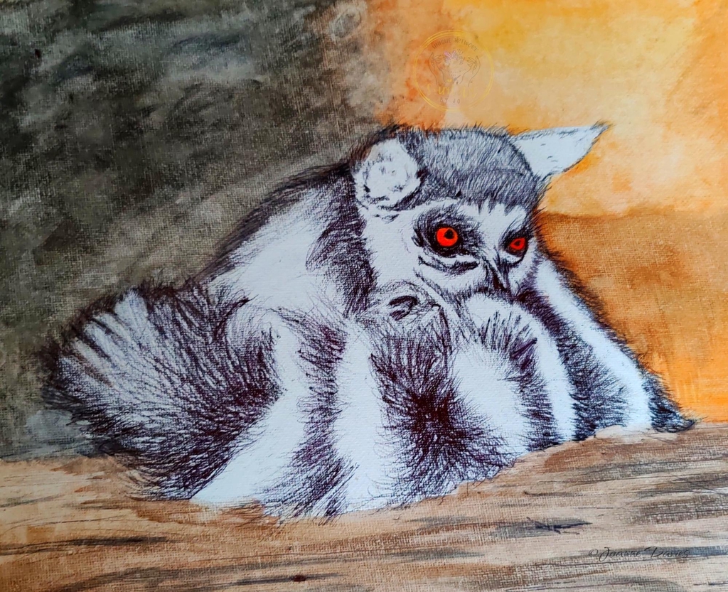 Biro & Acrylic Paintings