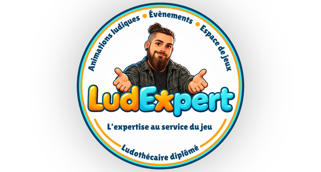 Logo LudExpert – Animations ludiques et événements, par un ludothécaire diplômé