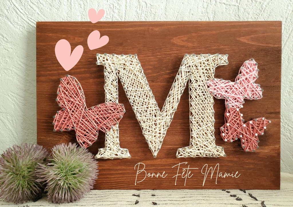 autempsdescontes, string art, cadeau fait main, DIY