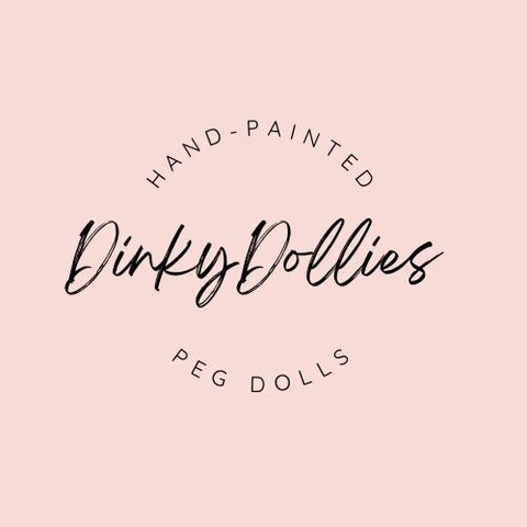 Dinky Dollies Hand-painted wooden peg dolls