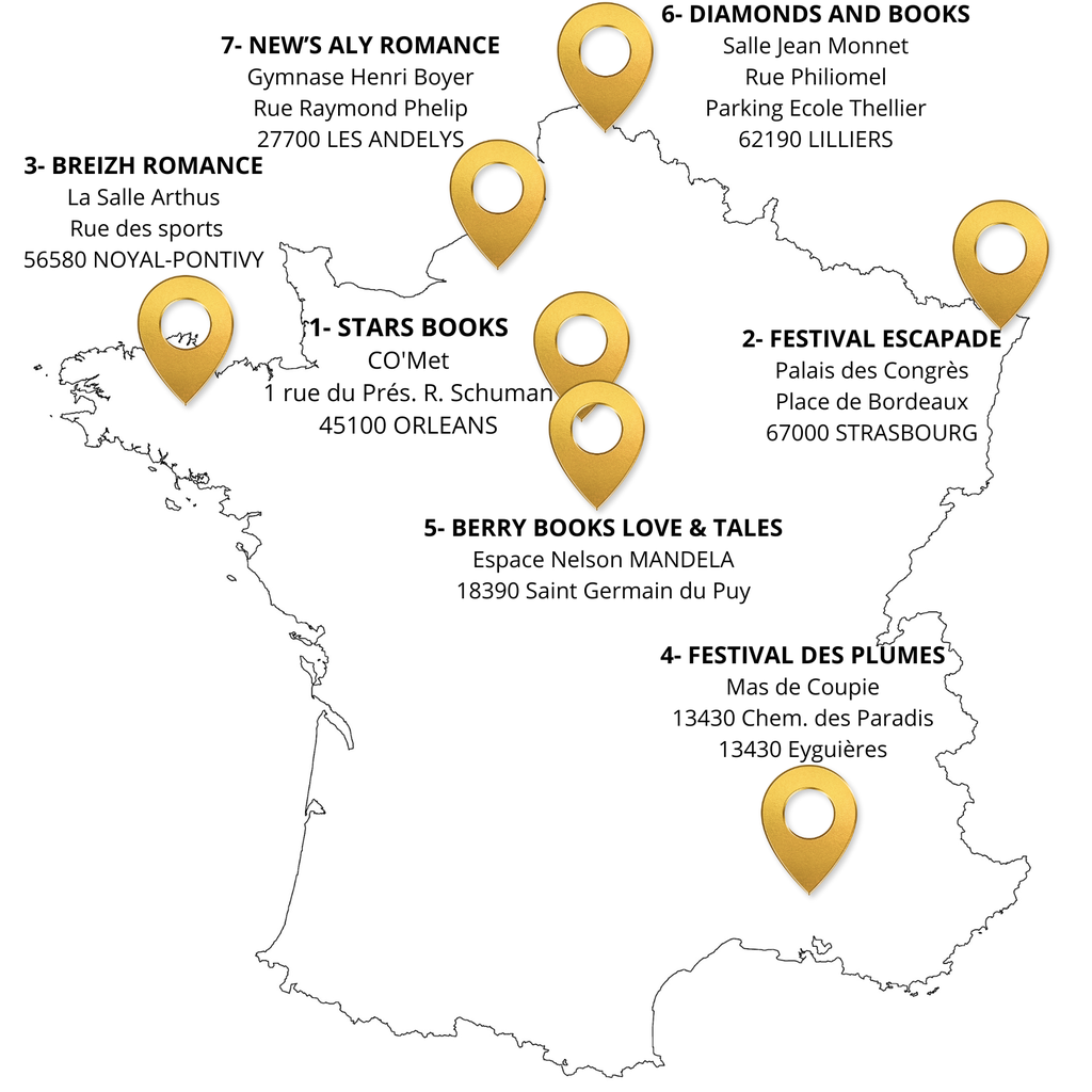 Salon du livre fantasy, fantastique, romance. Viens me rencontrer, moi et ton futur bookboyfriend en 2026.