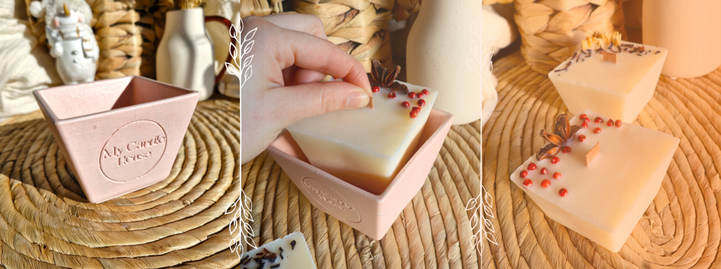 ougie artisanale rechargeable en cire de soja : un rituel de calme et de douceur pour la maison après une journée bien remplie.