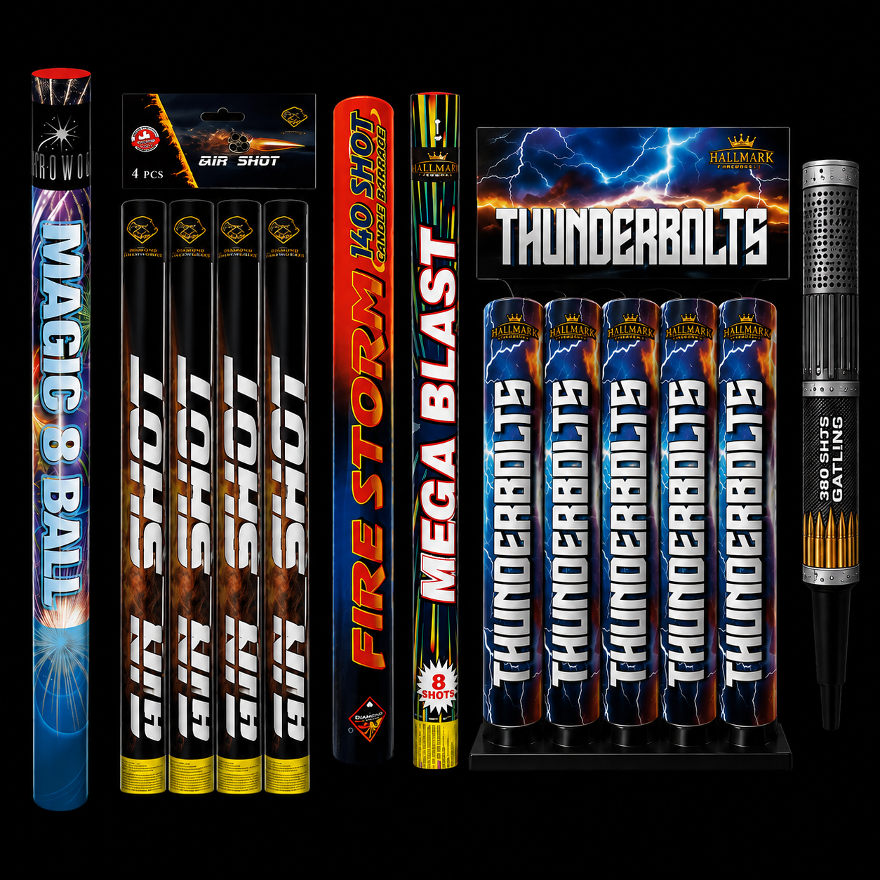 Roman Candles/single shot