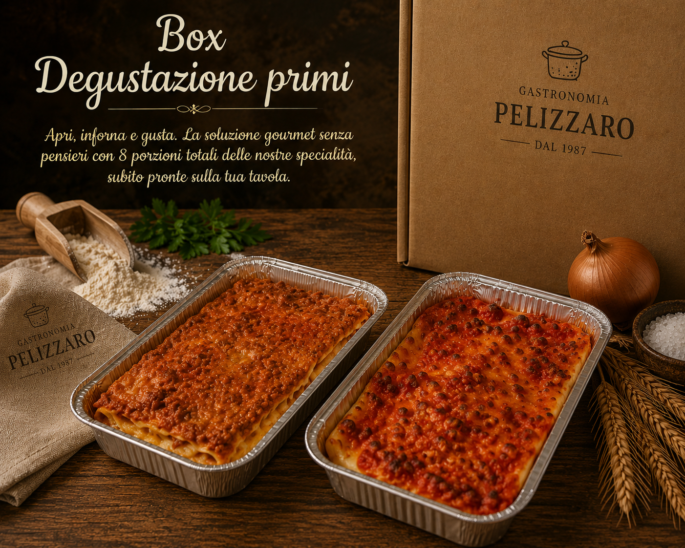 Box lasagne e crespelle artigianali