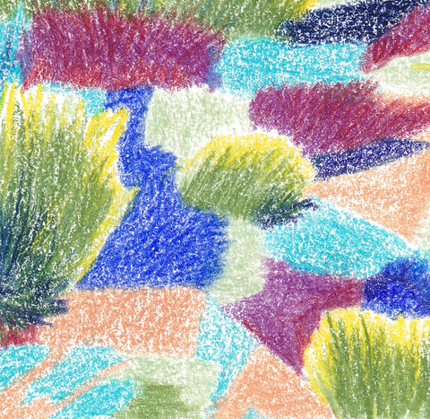 illustration crayon de couleur