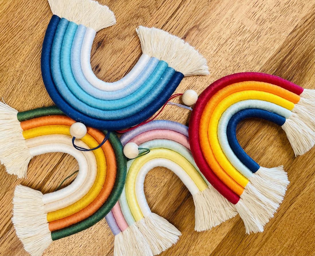 Regenbogen Wandbehang