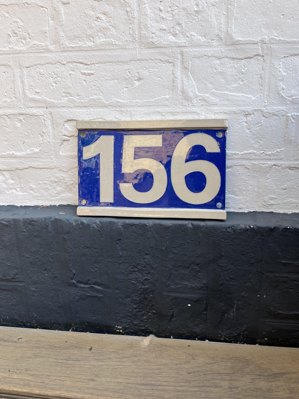 Numéro de porte en grès