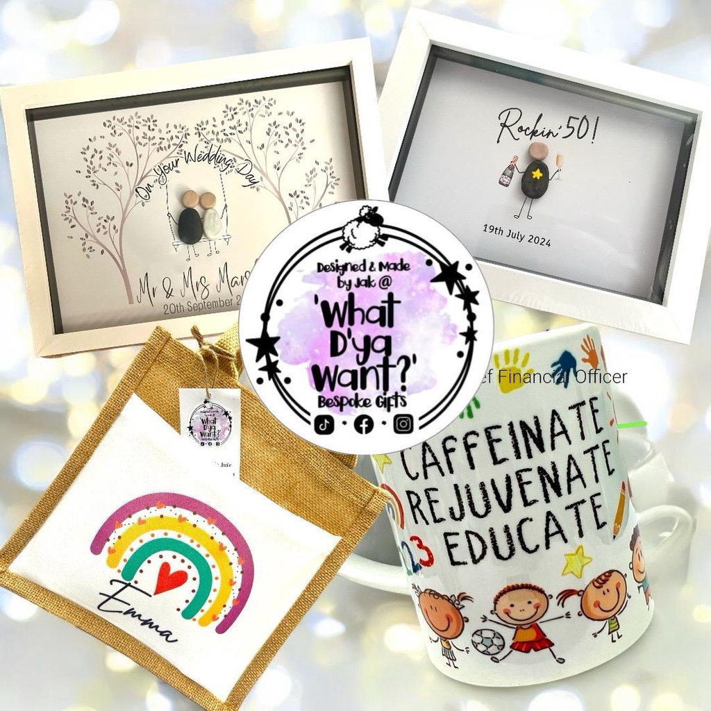 Can’t find what you want on the high street? You control the idea element and Jak @ WDYW designs it for you to your specification and brief. Many customers have 100% satisfaction and the customers vision is always the most important factor in my business.

Look no further let WDYW 
create the magic and spread a little sparkle in someone else's life.
