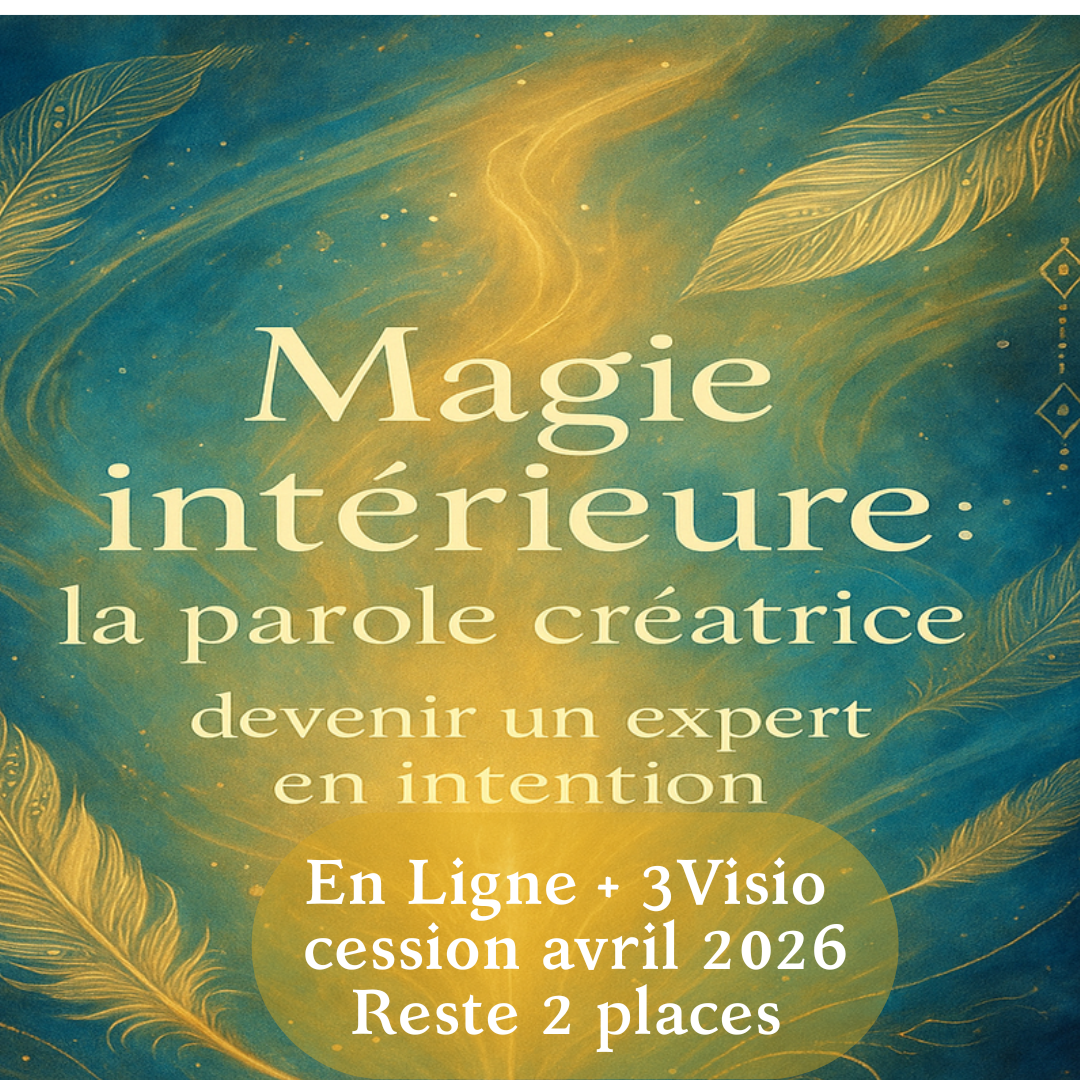 Parole créatrice en ligne | Structurer ses intentions et son énergi.
Apprends à formuler des intentions claires et alignées. Un accompagnement en ligne avec audios, cours et visios pour transformer ta parole et ton énergie.Avec Perle Esprit Chamanique Chamane depuis 10 ans