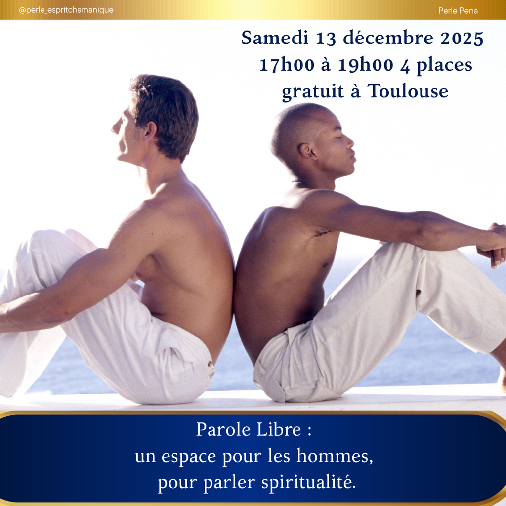Atelier gratuit pour hommes à Toulouse : un espace spirituel pour déposer, partager, écouter et avancer. Inscription obligatoire.