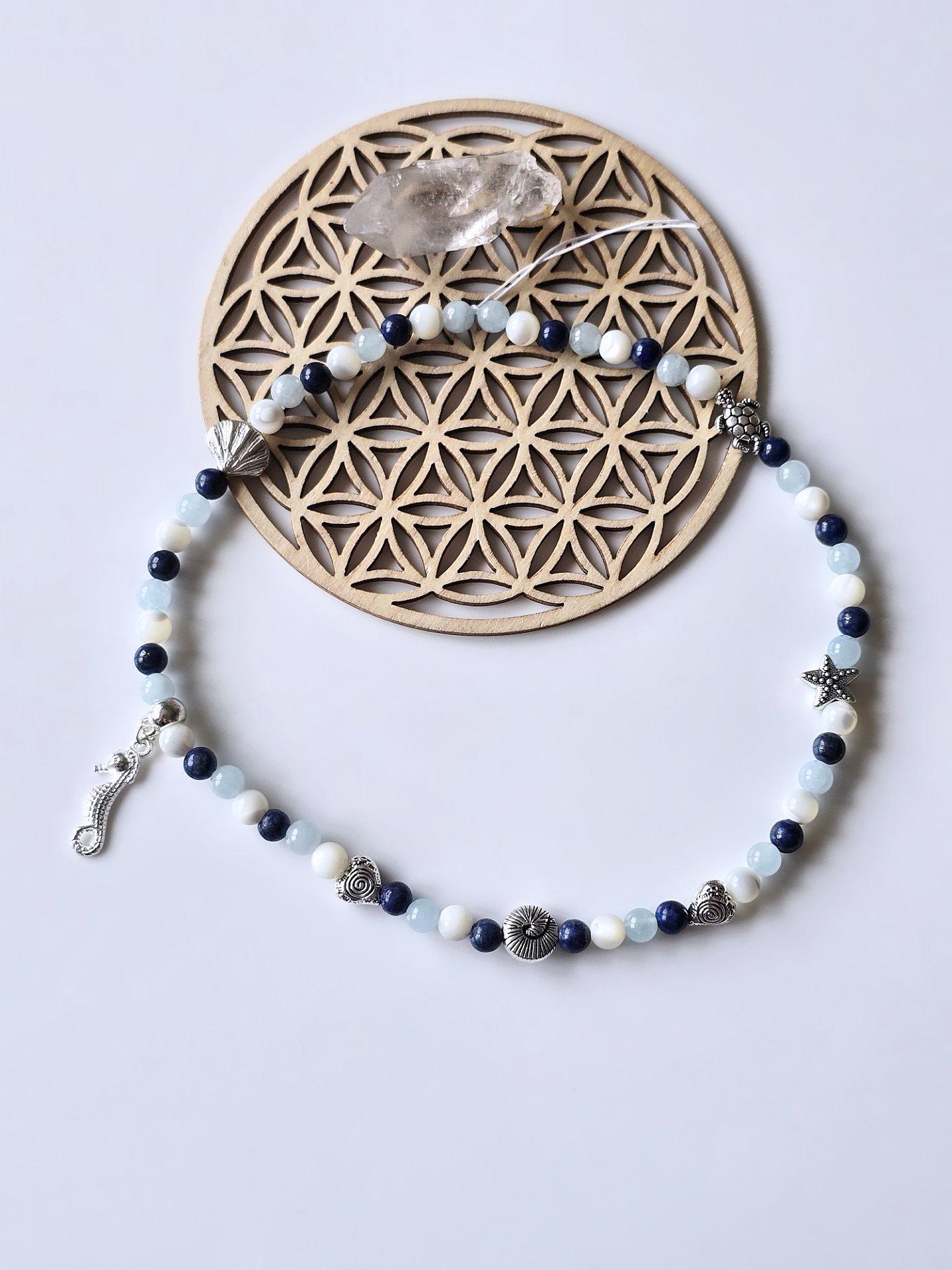 Âme Minérale - pendentif natel sur la mer