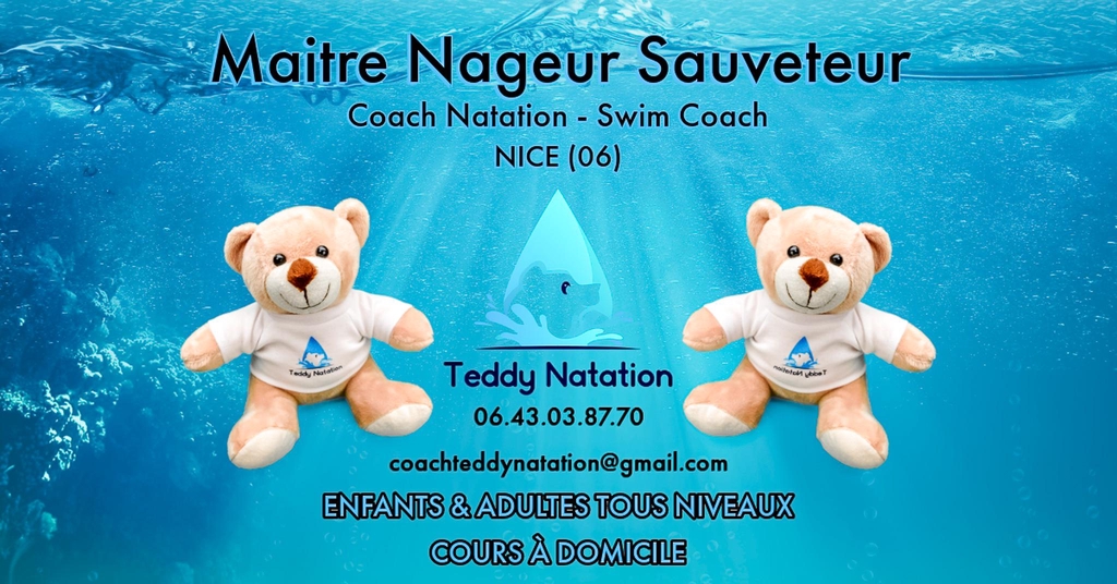 Teddy coach natation Nice