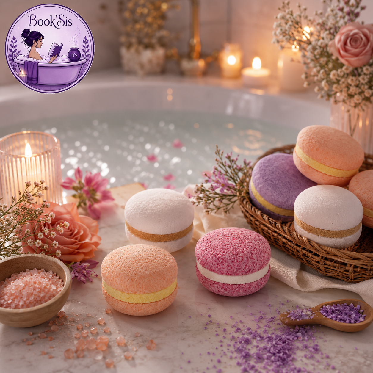 Macarons de bain
