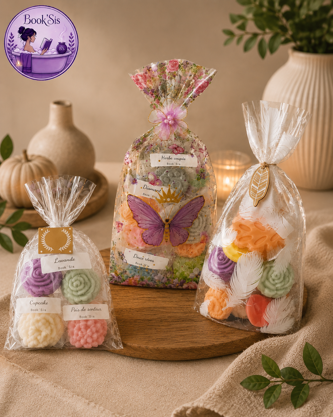 Sachets fondants parfumés