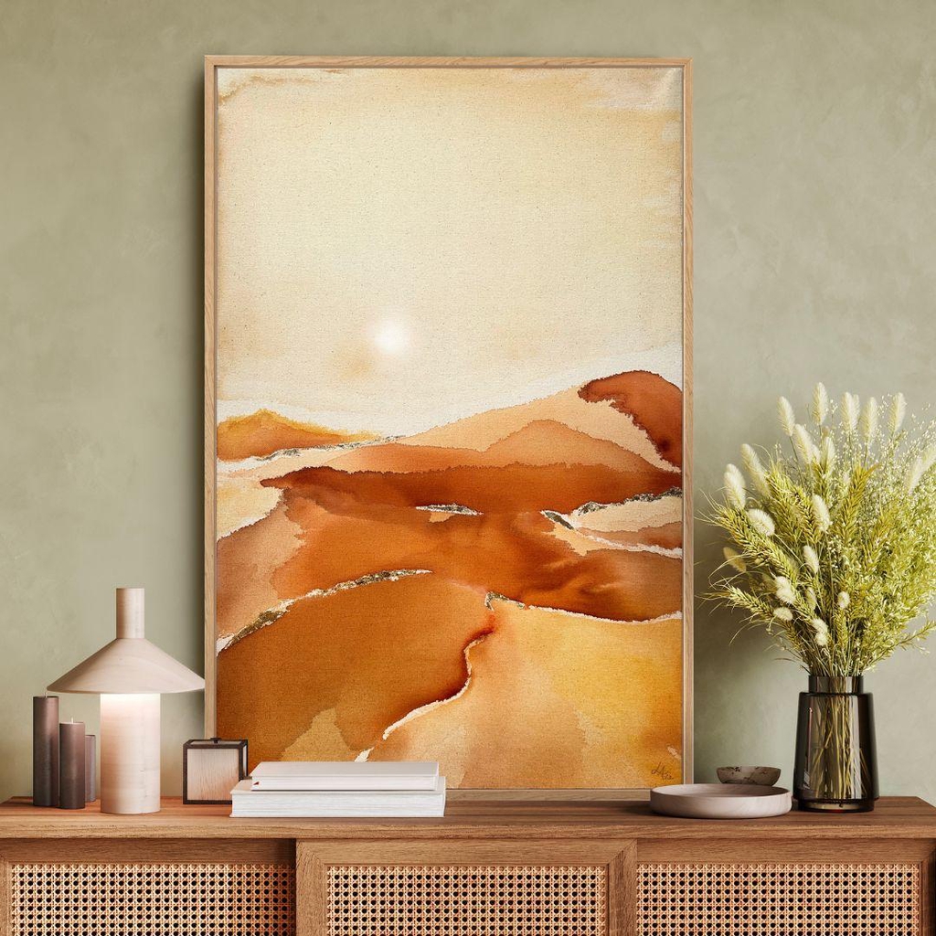 Découvrez cette collection d'œuvres uniques aux couleurs du désert et de la culture berbère. Aurélie Lavie Artiste peintre 