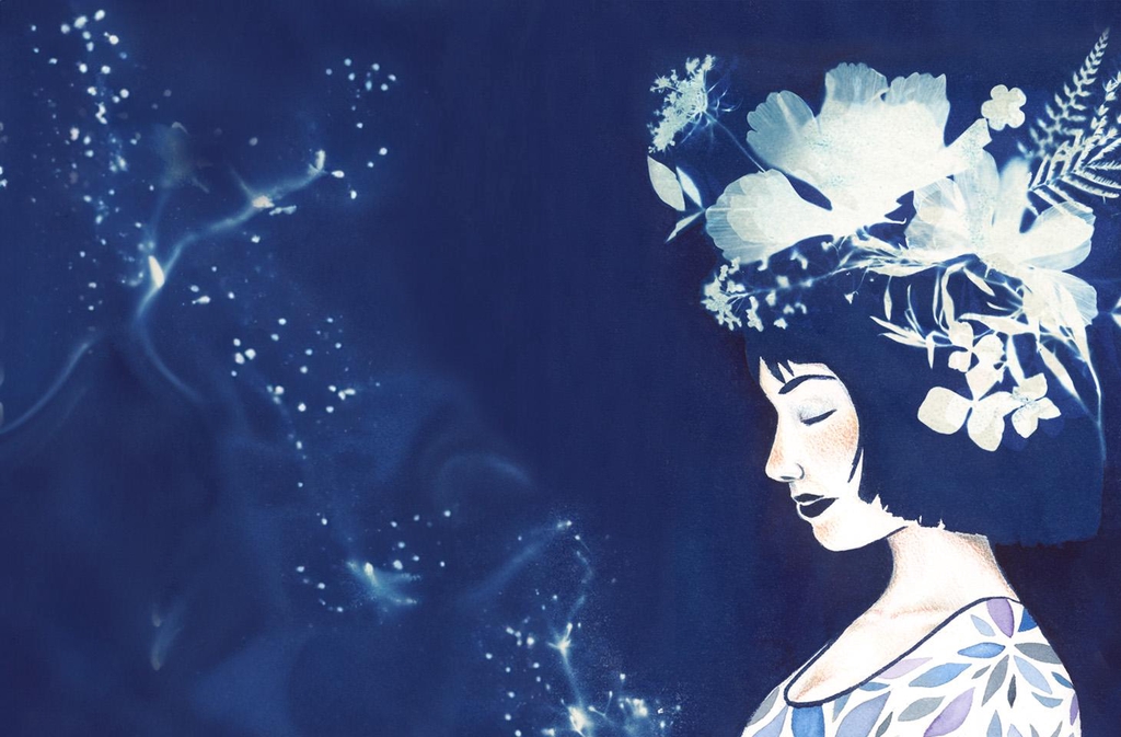 Bienvenue dans 
mon monde 
tout en bleu