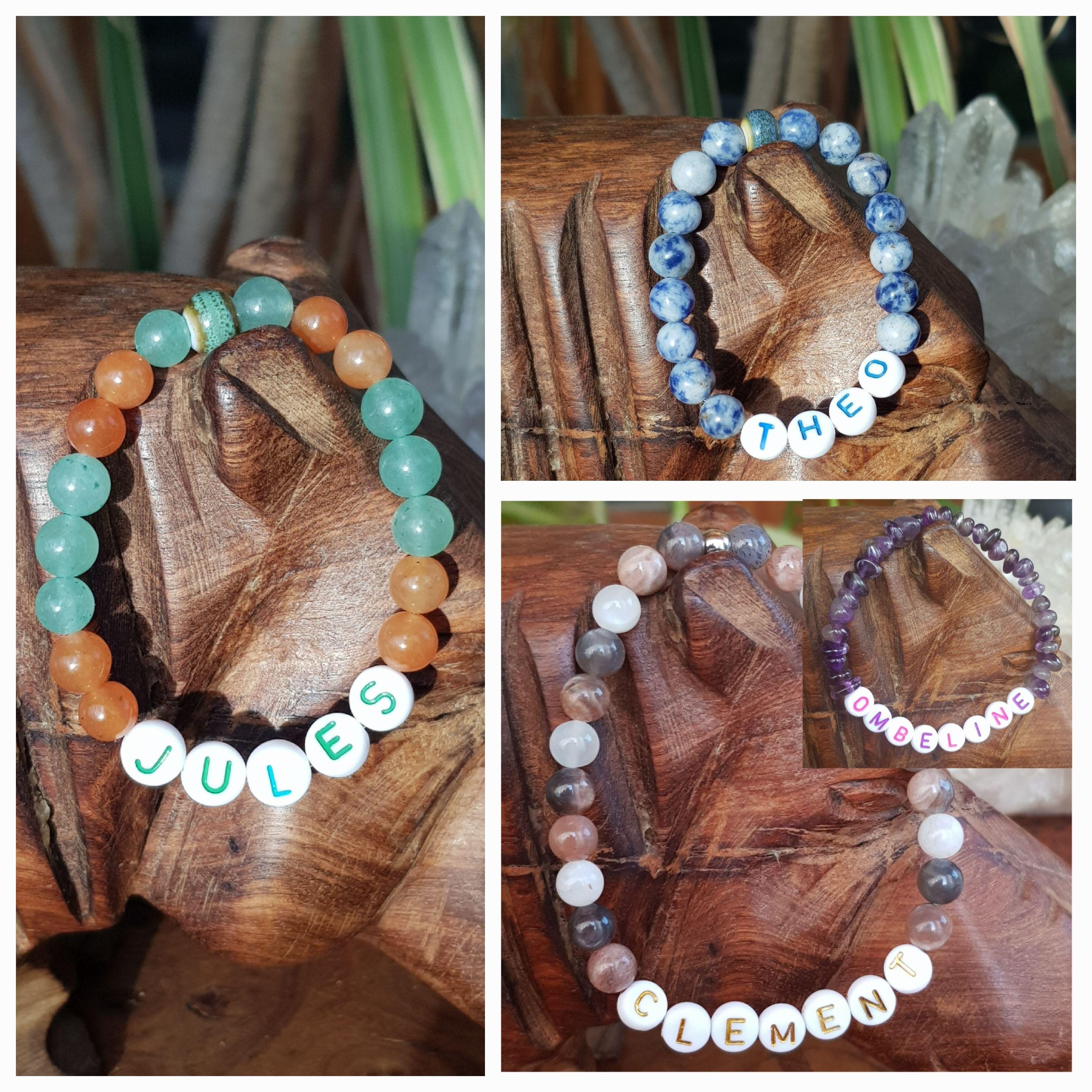 Bracelet prénom ou message personnalisé