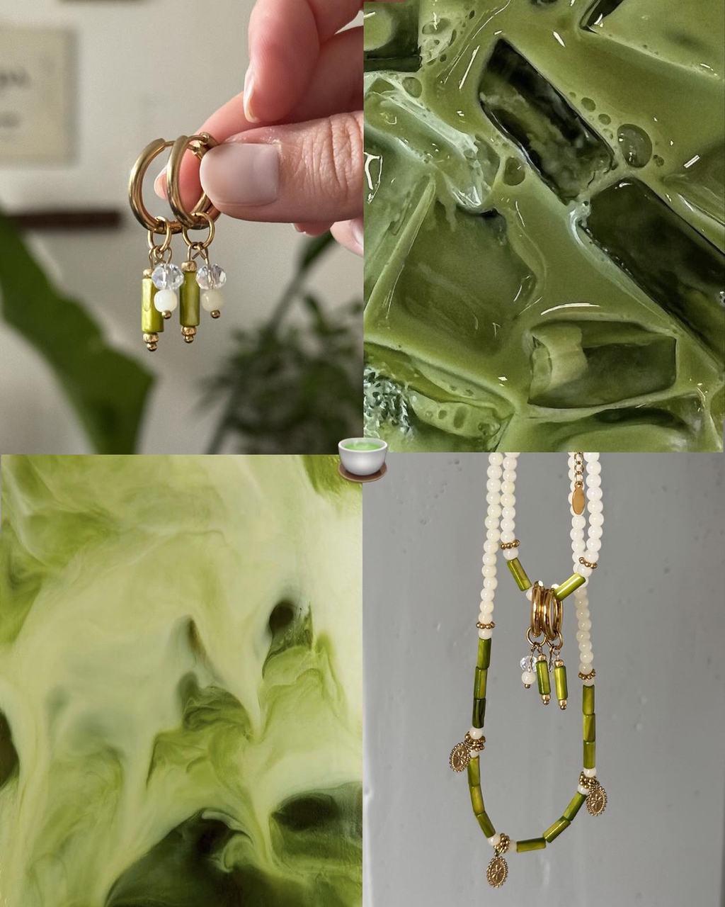 Bohemia, la collection de bijoux Hinuii très tendance avec une couleur dominante : le vert