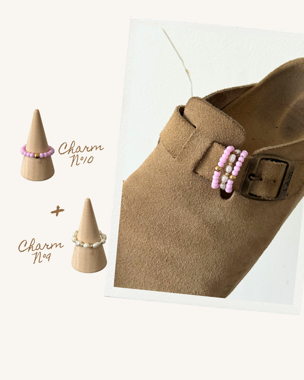 Les charms à sandales, c'est l'accessoire de 2026 : créer toi-même ta composition pour cet été avec Hinuii.