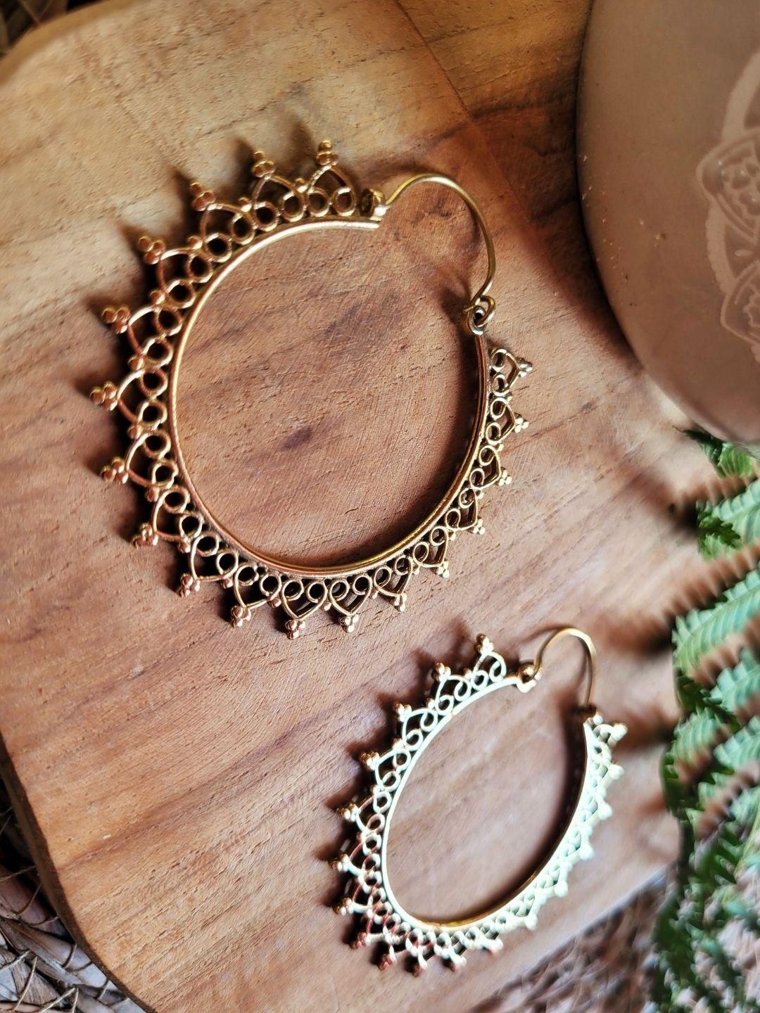 Boucles d'oreilles indiennes