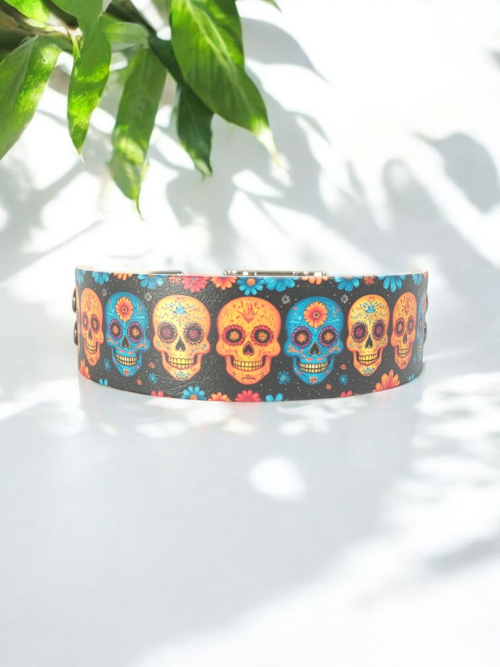 Collier pour chien en biothane style mexicain 