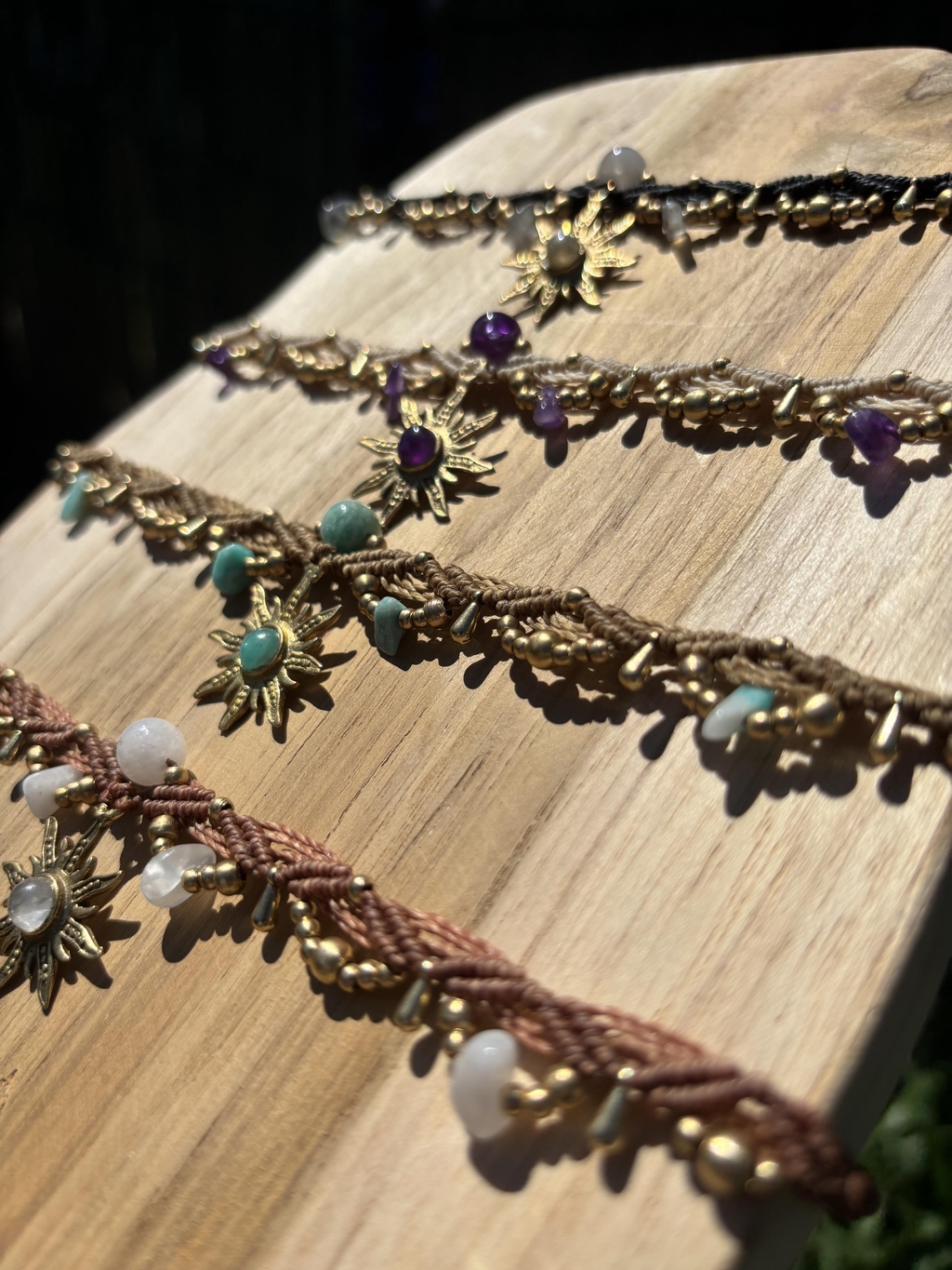 Bijoux 
micro-macramé