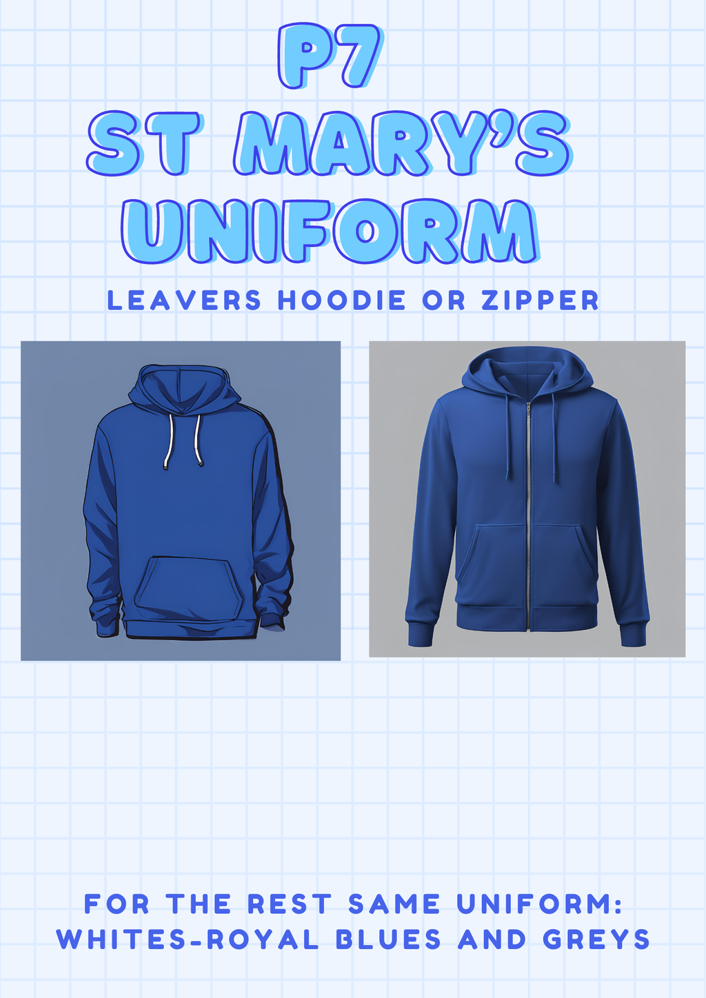 P7 Leavers Hoodies