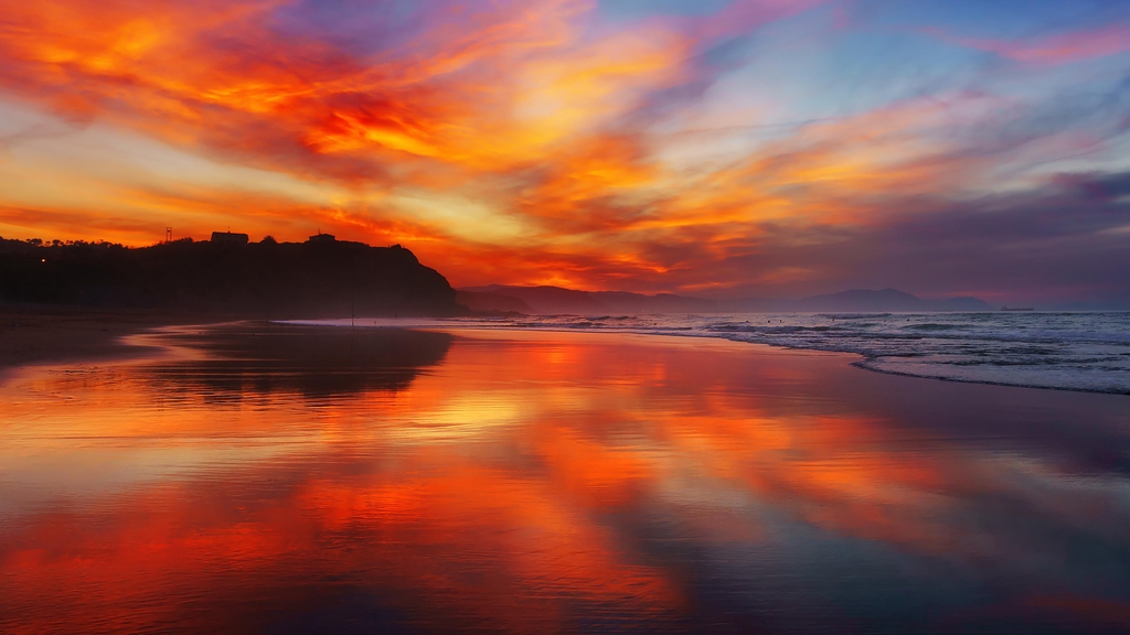 Sunset over somewhere