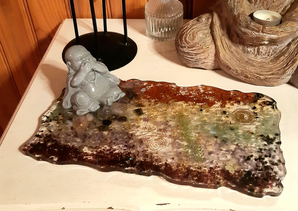 plateau en orgonite