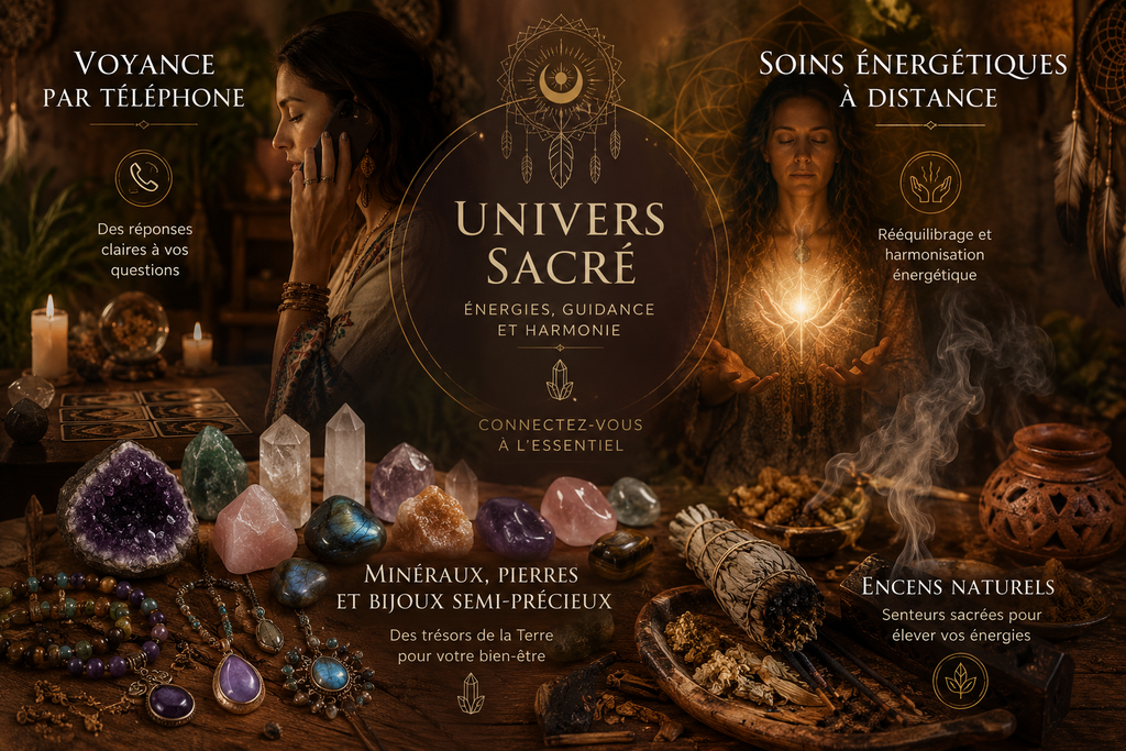 Vente en ligne de pierres, bijoux et minéraux semi-précieux et encens naturels