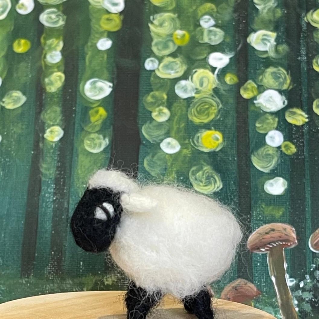 Hand felted crafts from wool
