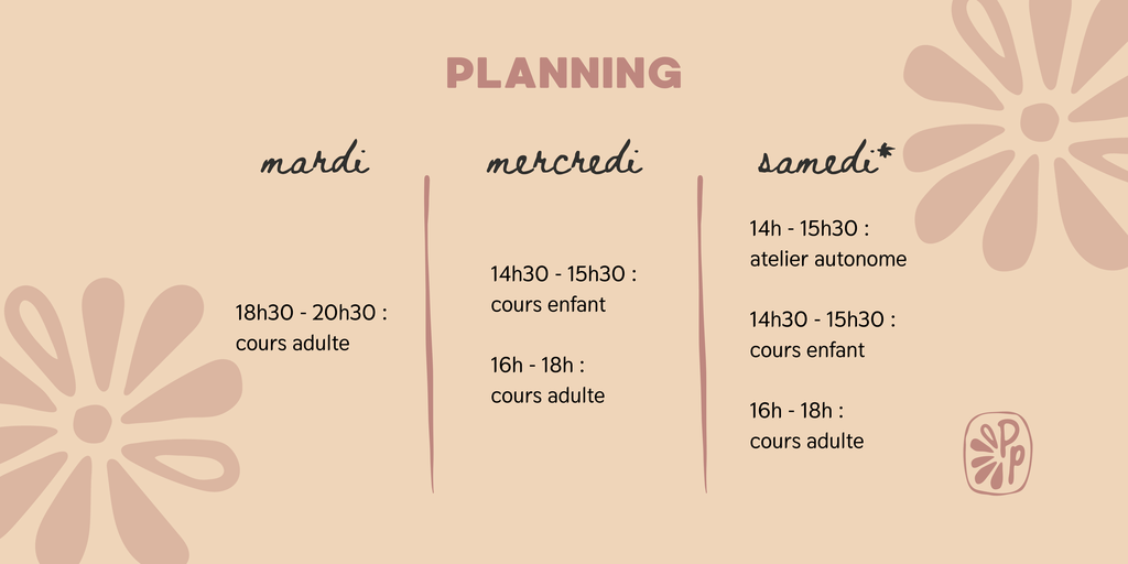 planning cours de poterie à Lacave, Couserans, Ariège