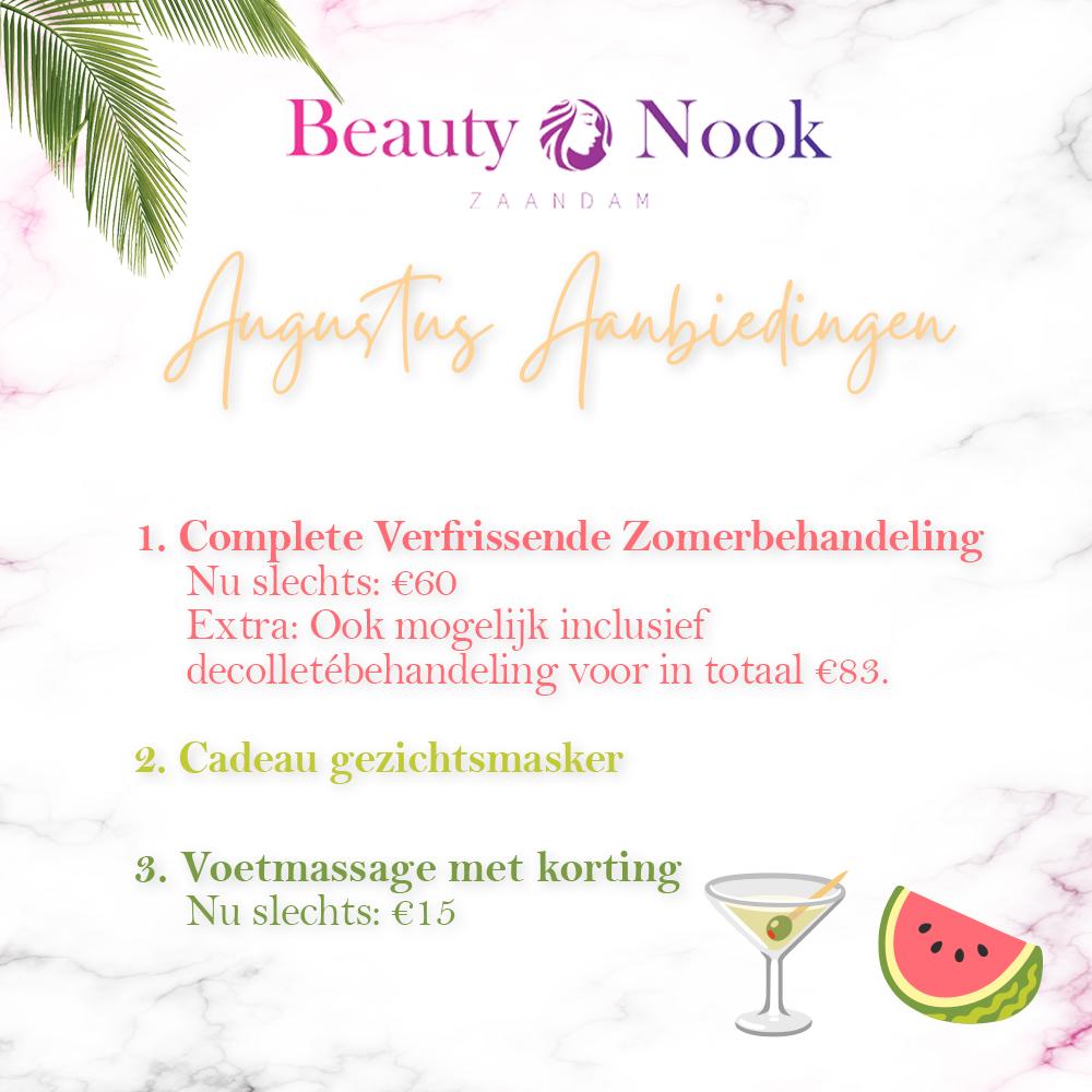 Gezichtsbehandeling en massage in Zaandam.