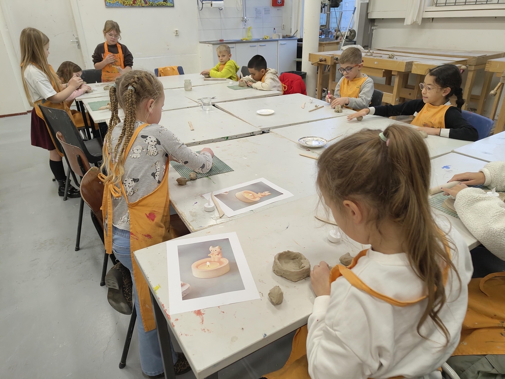 creatief kinderfeestje met klei workshop