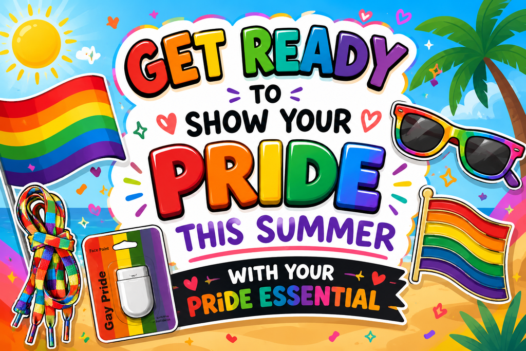 Pride essentials
Pride summer accessories
Rainbow Pride products
LGBTQ+ accessories
Pride flag
Rainbow sunglasses
Pride face paint
Pride shoelaces
Pride badge
#Pride #Pride2026 #LGBTQ #PrideMonth #RainbowStyle #PrideAccessories #ShowYourPride #ProudlyYou #LoveIsLove #PrideEssentials