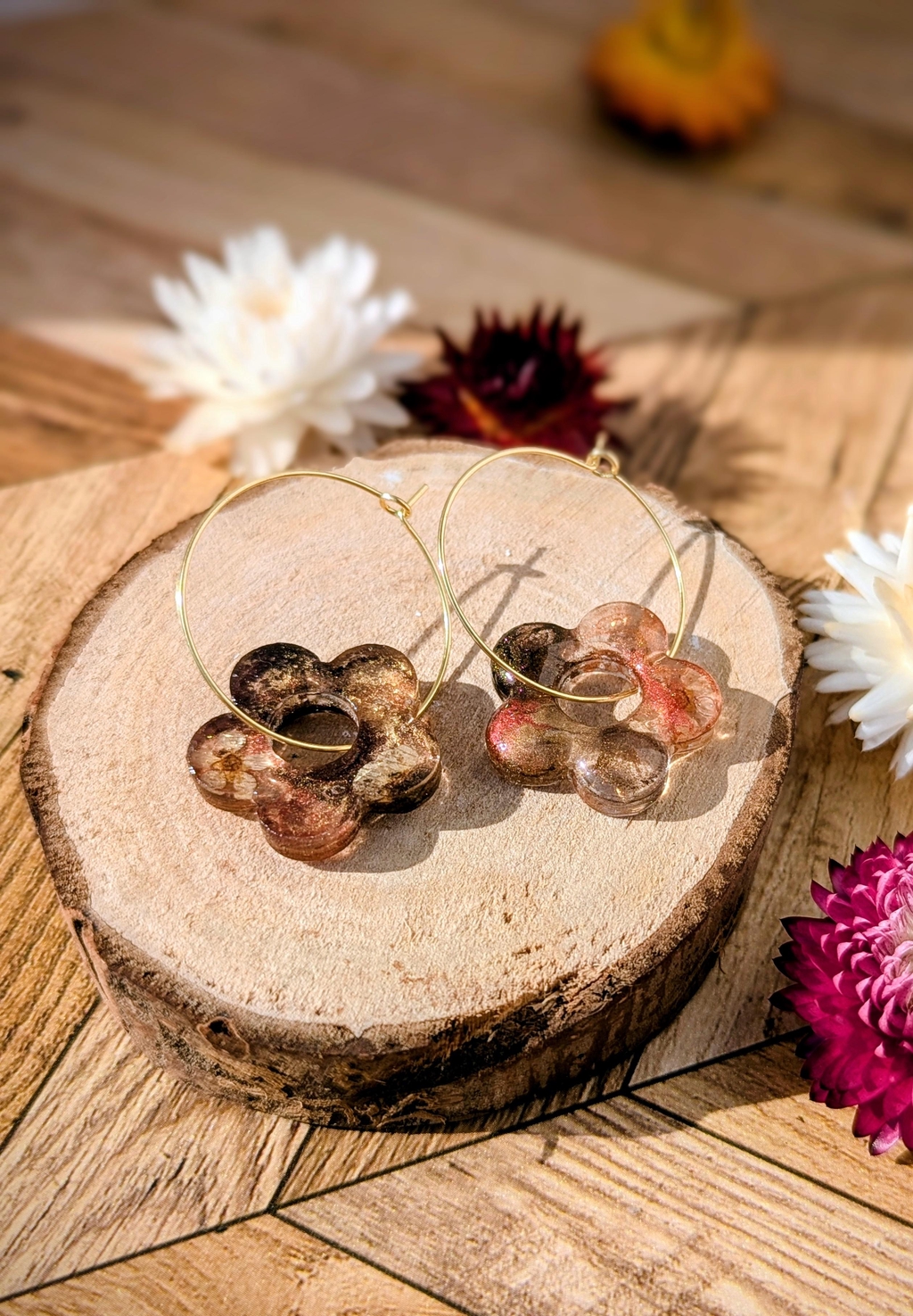 Collection limitée de produits en fleurs séchées