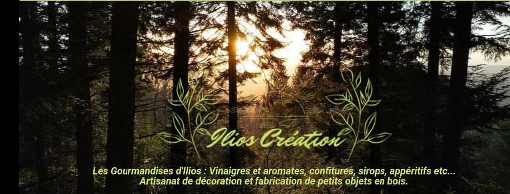 Ilios Création boutique de vente de sirops, apéritifs, vinaigres, potages, soupes, déshydraté, confitures aromates, de plantes et fruits de la région Auvergne-Rhône-Alpes en Livradois Forez.