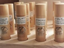 Bamboo encased Lip Balms