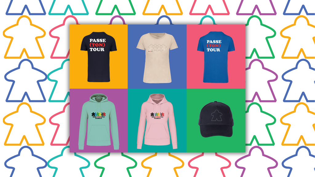 MEE(PEO)PLE, la marque de vêtements pour les fans de jeux de société