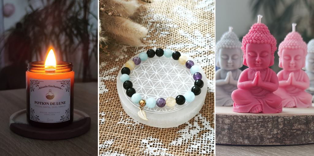 créations artisanales bougies bijoux pierres naturelles narbonne